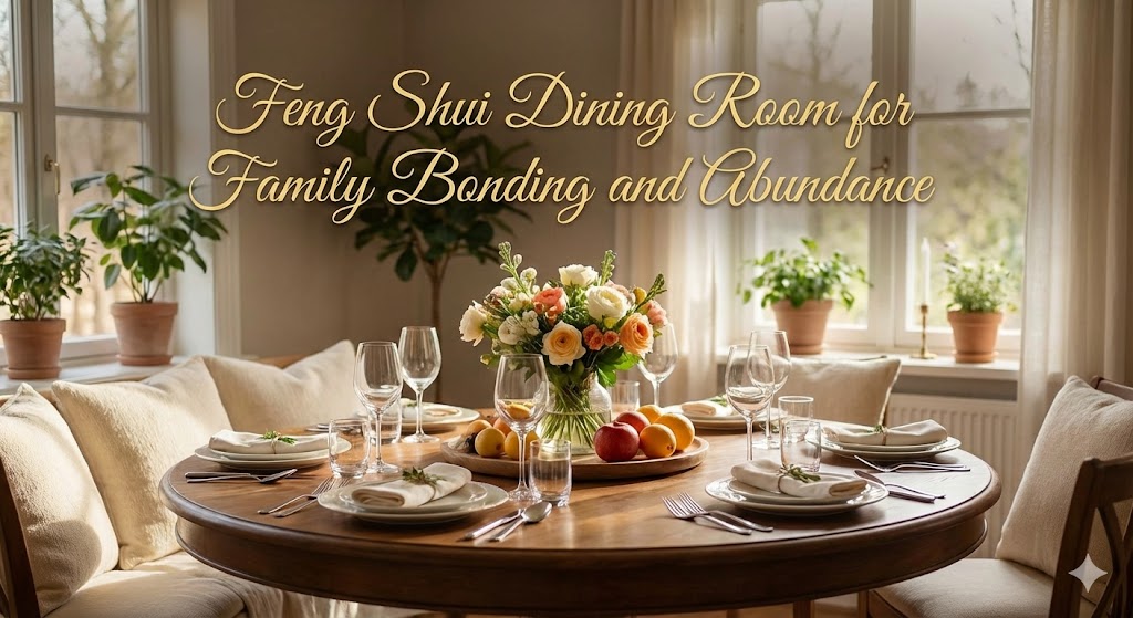 Feng Shui Dining Room for Family Bonding and Abundance