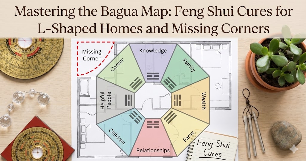 Mastering the Bagua Map: Feng Shui Cures for L-Shaped Homes and Missing Corners