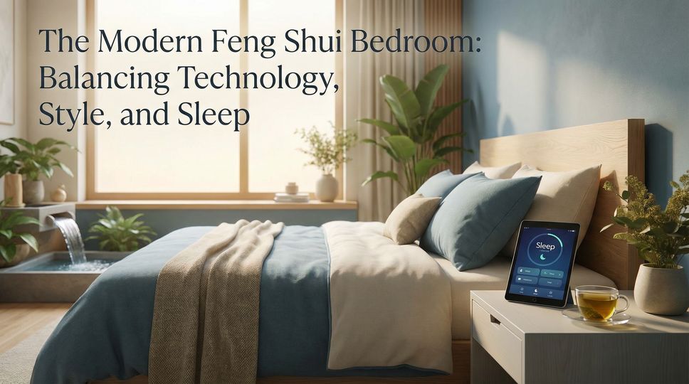 The Modern Feng Shui Bedroom: Balancing Technology, Style, and Sleep
